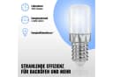 Poppstar LED Kühlschranklampe E14 1,6W Kaltweiß 2er Pack Bild 3