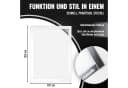 Poppstar Einzelrahmen Weiß Magnetischer Info-Rahmen A4 Bild 1