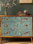 HomeBella Selbstklebende Tapete Blumenmuster PVC Abwaschbar Bild 4