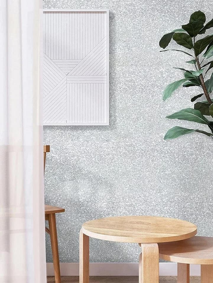 HomeBella Mustertapete Glitzer Tapete Ablösbare Wandpaneele Moderne Wandfolie