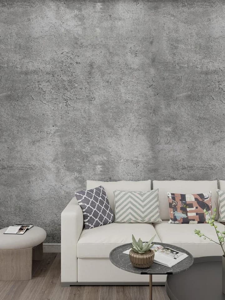 HomeBella Selbstklebende Tapete Betonlook Grau PVC - Bild 2