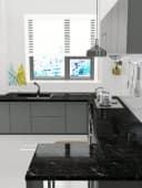 HomeBella Küchentapete Abwaschbare Tapete Selbstklebend Feuchtigkeitsresistent DIY Wanddesign Bild 1