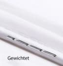 HomeBella Duschvorhang Weiß Polyester Antischimmel Wasserdicht Bild 1