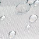 HomeBella Duschvorhang Weiß Polyester Antischimmel Wasserdicht Bild 5