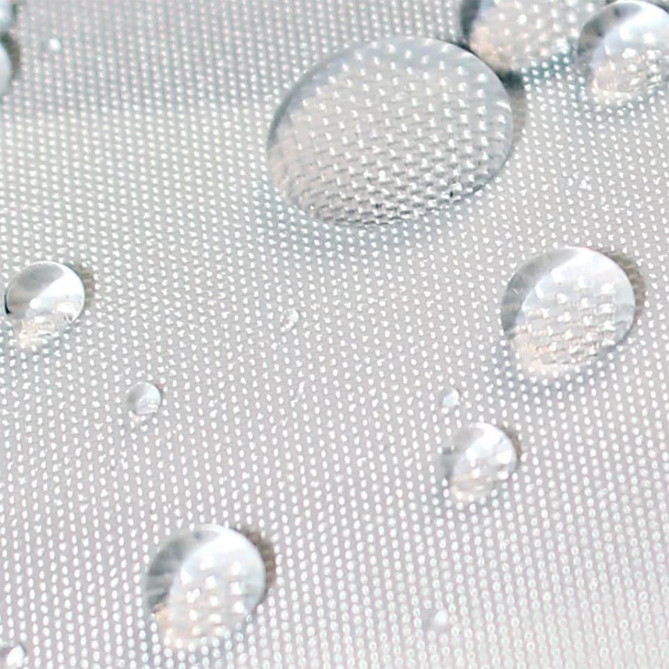 HomeBella Duschvorhang Weiß Polyester Antischimmel Wasserdicht - Bild 5