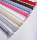 Ekershop Duschvorhangstange Teleskop Klemmstange Weiß Aluminium Bild 1