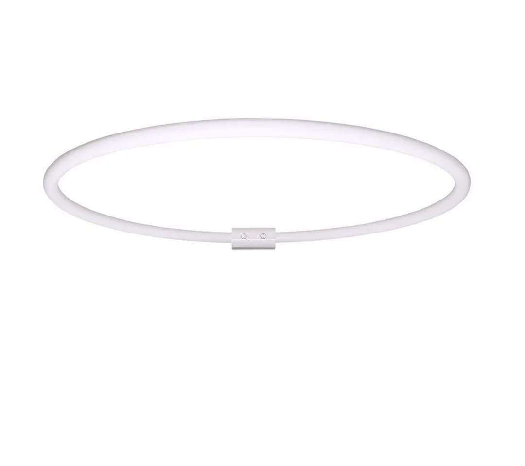 Ekershop Duschvorhangstange Alu Ringstange Weiß Ø 80 cm - Bild 2