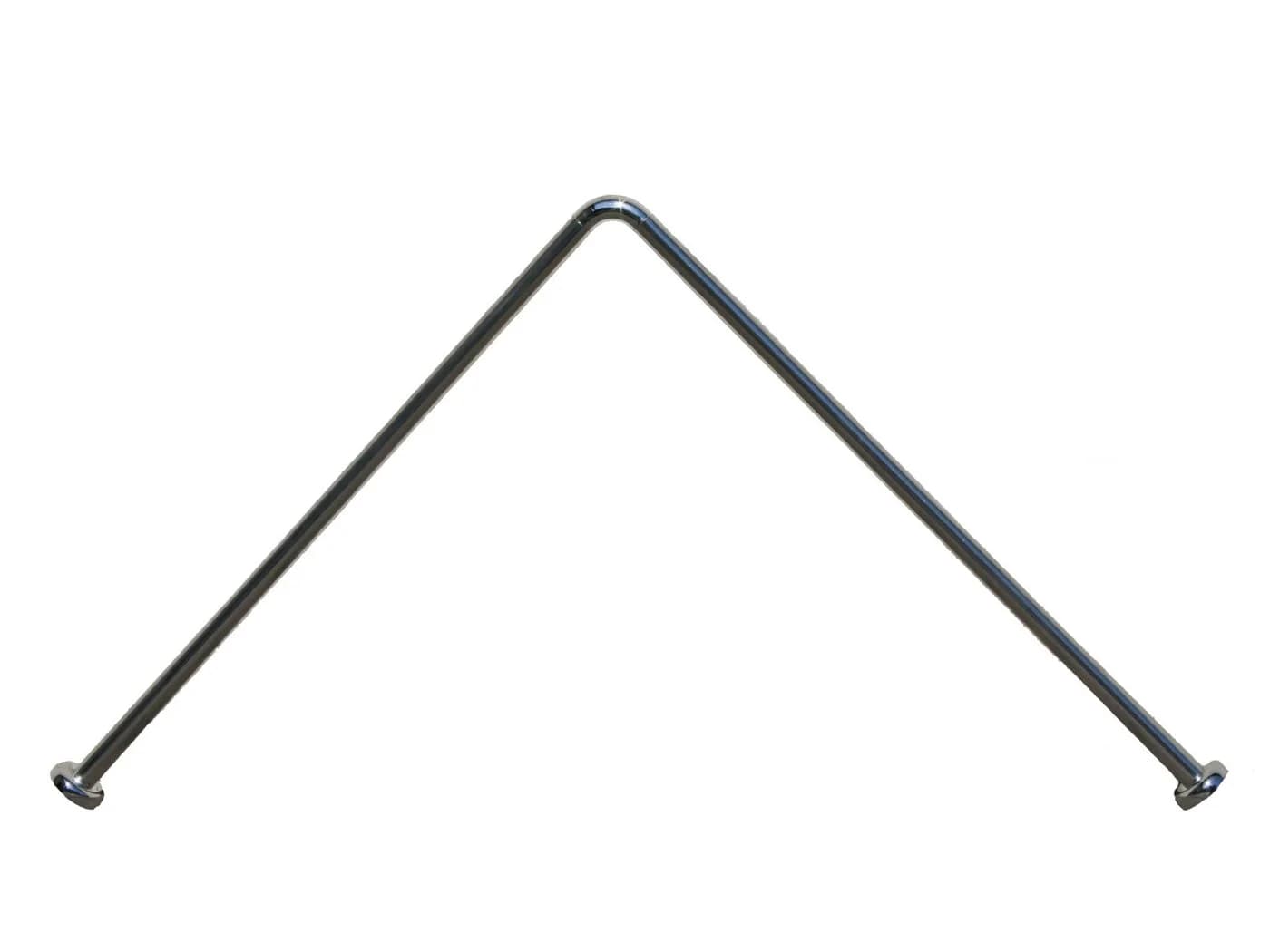 Ekershop Duschvorhangstange Aluminium Chrom 90x90 cm 2er Set - Bild 4