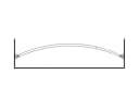 Ekershop Duschvorhangstange Aluminium Chrom Oval Stange Bild 4