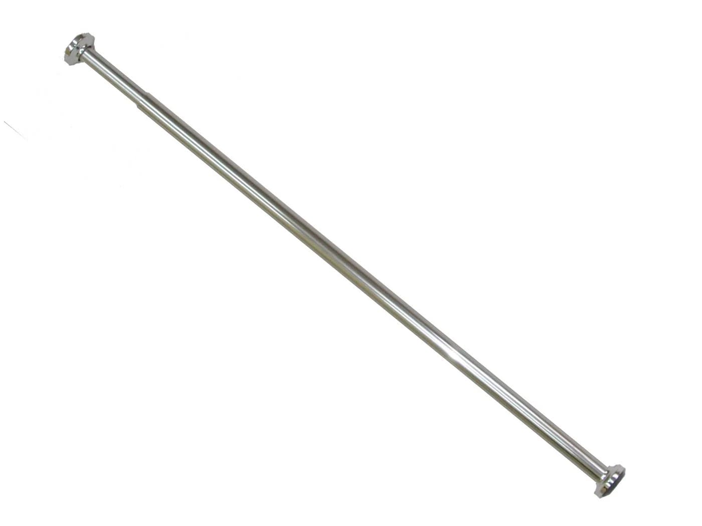 Ekershop Duschvorhangstange Teleskop Klemmstange Aluminium Chrom - Bild 2