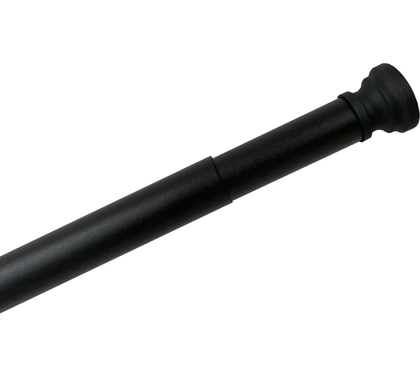 Ekershop Duschvorhangstange Teleskop Alu Schwarz Matt 140-250 cm - Bild 2