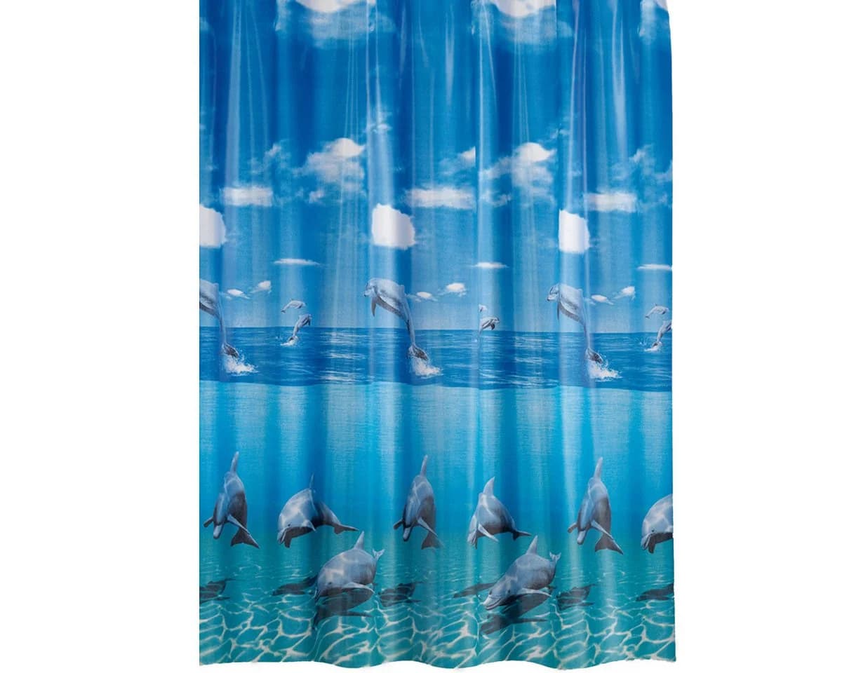 Ekershop Duschvorhang Delfin Blau - Bild 2