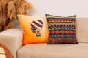Ekershop Kissenhüllen 4er Set Afrika Style Bunt Orange Polyester Bild 4