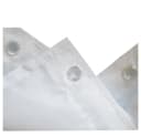 Ekershop Duschvorhang Textil Grau mit Kreisen Inkl. Ringe Bild 1