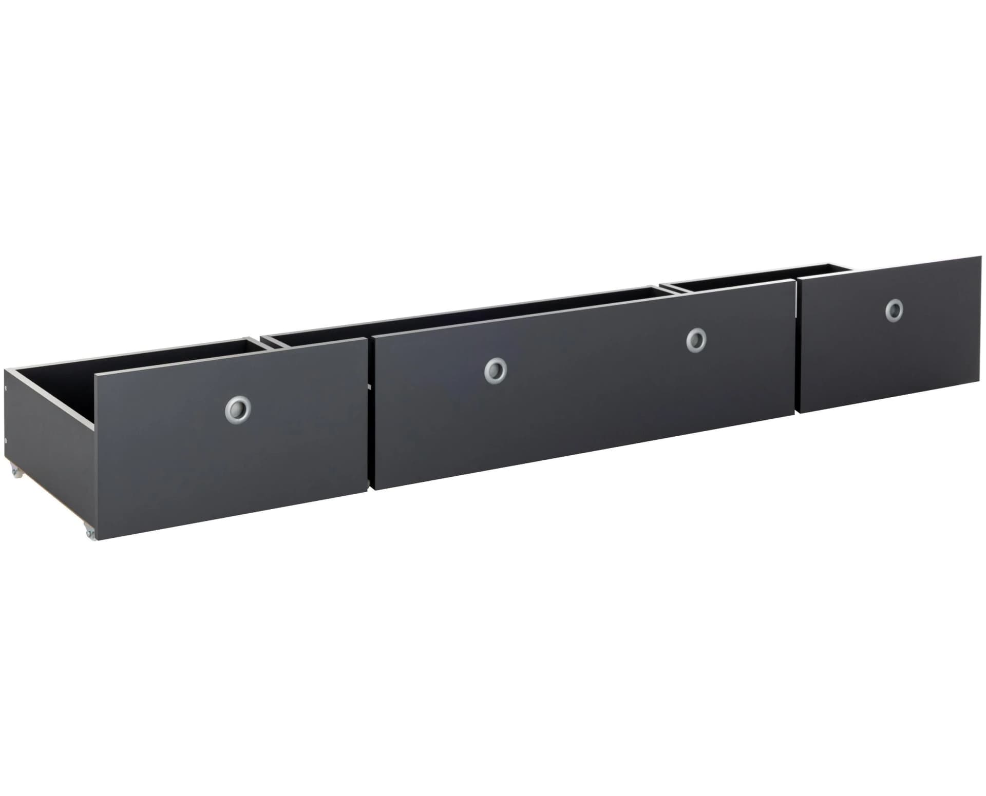 ARTHUR BERNDT Bettschubkasten Alessio Anthrazit mit Melamin-Oberfläche