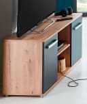 ARTHUR BERNDT Alessio TV-Schrank Braun Anthrazit Holzwerkstoff Bild 2