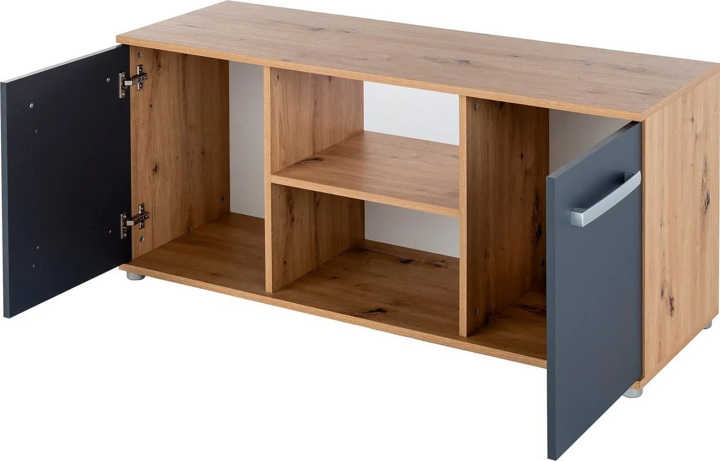 ARTHUR BERNDT Alessio TV-Schrank Braun Anthrazit Holzwerkstoff - Bild 5
