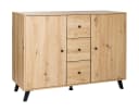 HOME AFFAIRE Berlin 30 AO Kombikommode Braun Schwarz Bild 1