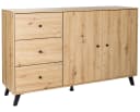 HOME AFFAIRE Berlin 40 AO Kombikommode Braun Schwarz Bild 1