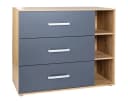 Arthur Berndt Babyzimmer-Set Alessio 3-teilig Anthrazit Eiche Bild 5