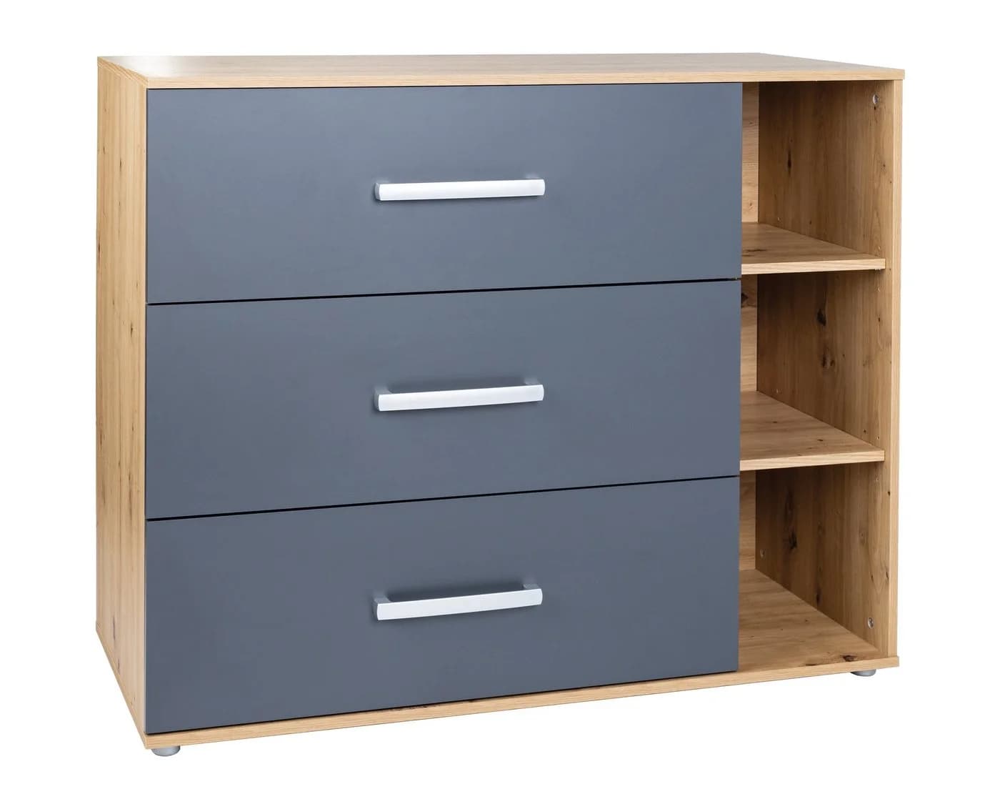 Arthur Berndt Babyzimmer-Set Alessio 3-teilig Anthrazit Eiche - Bild 5