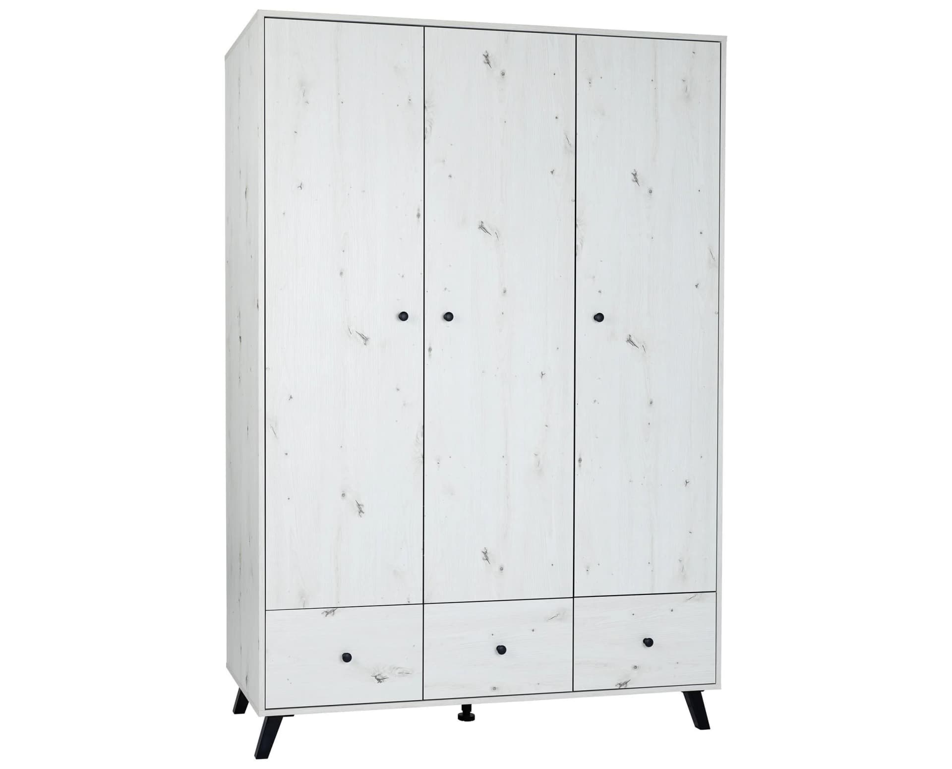 Arthur Berndt Kinderkleiderschrank Lavea 3-türig White-Oak