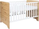Arthur Berndt Babybett Marlon Weiß Natur 70x140 cm Bild 1