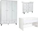 Arthur Berndt Babyzimmer Set Lavea 3-teilig Weiß Braun Bild 2