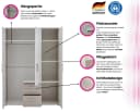 HOME AFFAIRE Babyzimmer-Komplettset Geert Grau/Weiß 4-teilig Bild 5