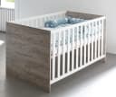 arthur berndt Babybett Bente, Gitterseiten Massivholz, 4-fach höhenverstellbar Bild 2