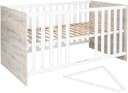arthur berndt Babybett Bente, Gitterseiten Massivholz, 4-fach höhenverstellbar Bild 3