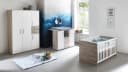 Arthur Berndt Babyzimmer-Komplettset Bente Weiß Eiche Sand Nb Bild 1