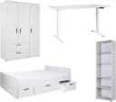Arthur Berndt Jugendzimmer-Set Mathea 4-teilig Nordic-Wood Weiß Bild 2