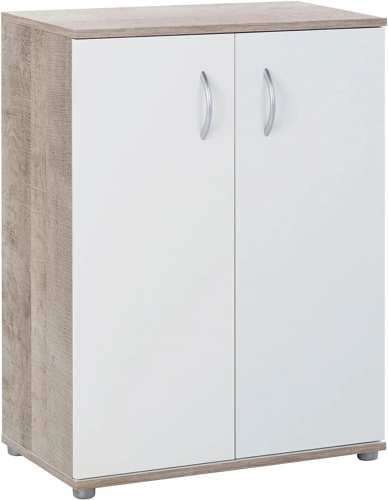 Mehrzweckschrank ARTHUR BERNDT "Knut 2-türig" Platinum Oak Weiß