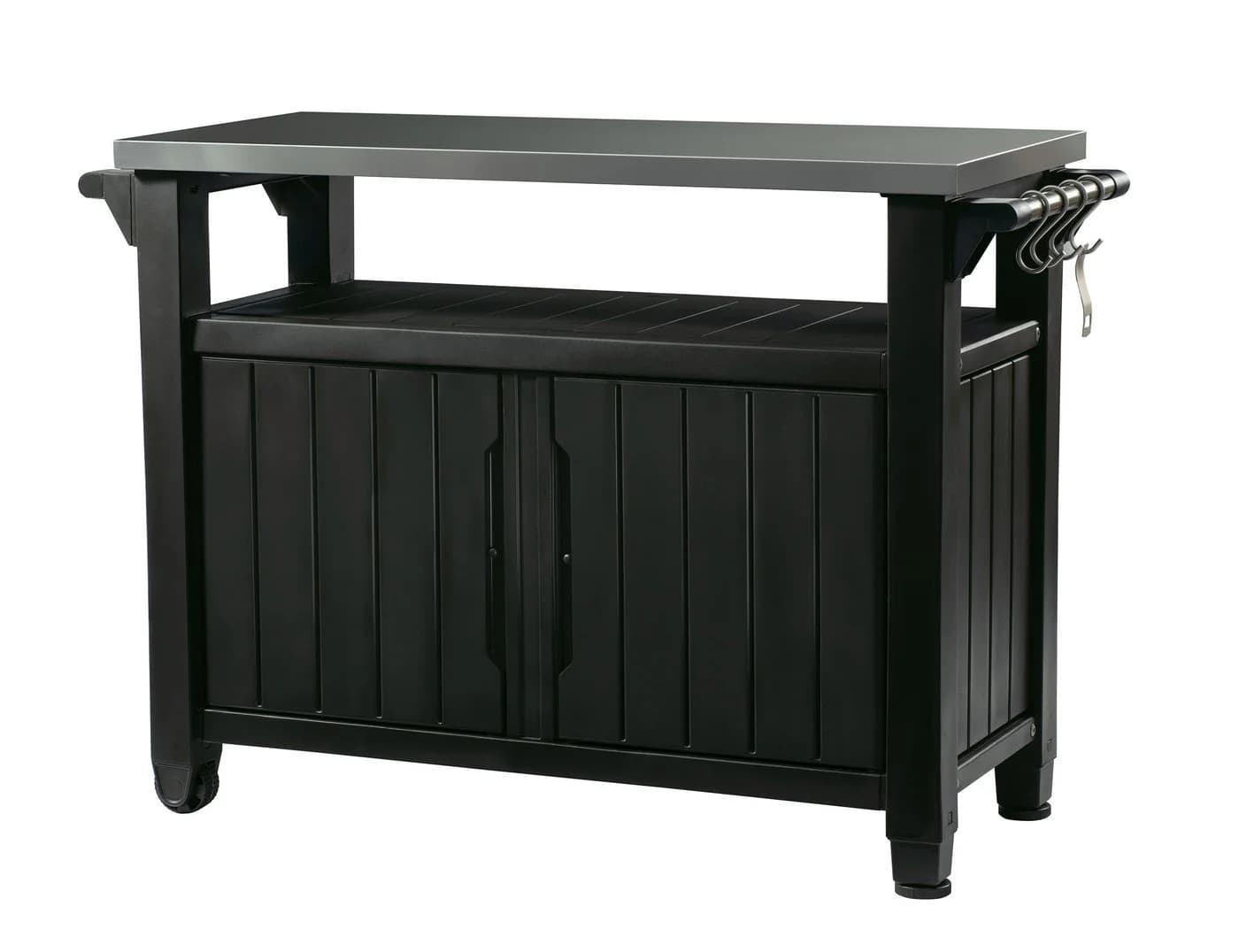Keter Grillablagetisch UNITY XL Anthrazit mit Edelstahlplatte - Bild 3