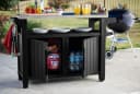 Keter Grillablagetisch UNITY XL Anthrazit mit Edelstahlplatte Bild 4