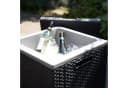 Keter Ice Cube Gartentisch Kühlbox 42x42x41 cm Graphit Bild 5