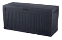Keter Gartenbox Comfy 270L Anthrazit Braun Aufbewahrungsbox Bild 2
