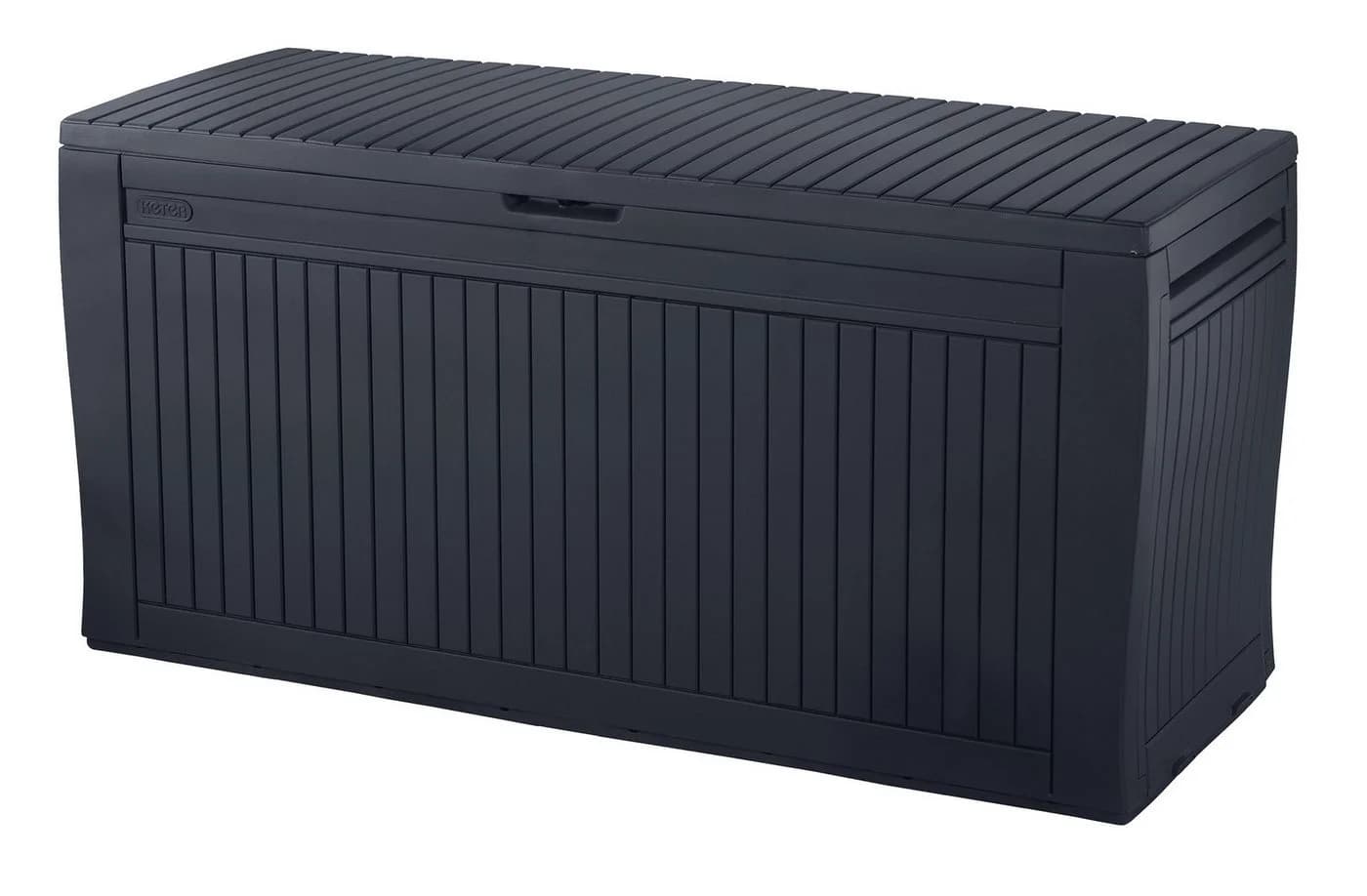 Keter Gartenbox Comfy 270L Anthrazit Braun Aufbewahrungsbox - Bild 2