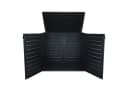 Koll Living Mülltonnenbox Tilia 1170 Liter Schwarz Bild 3