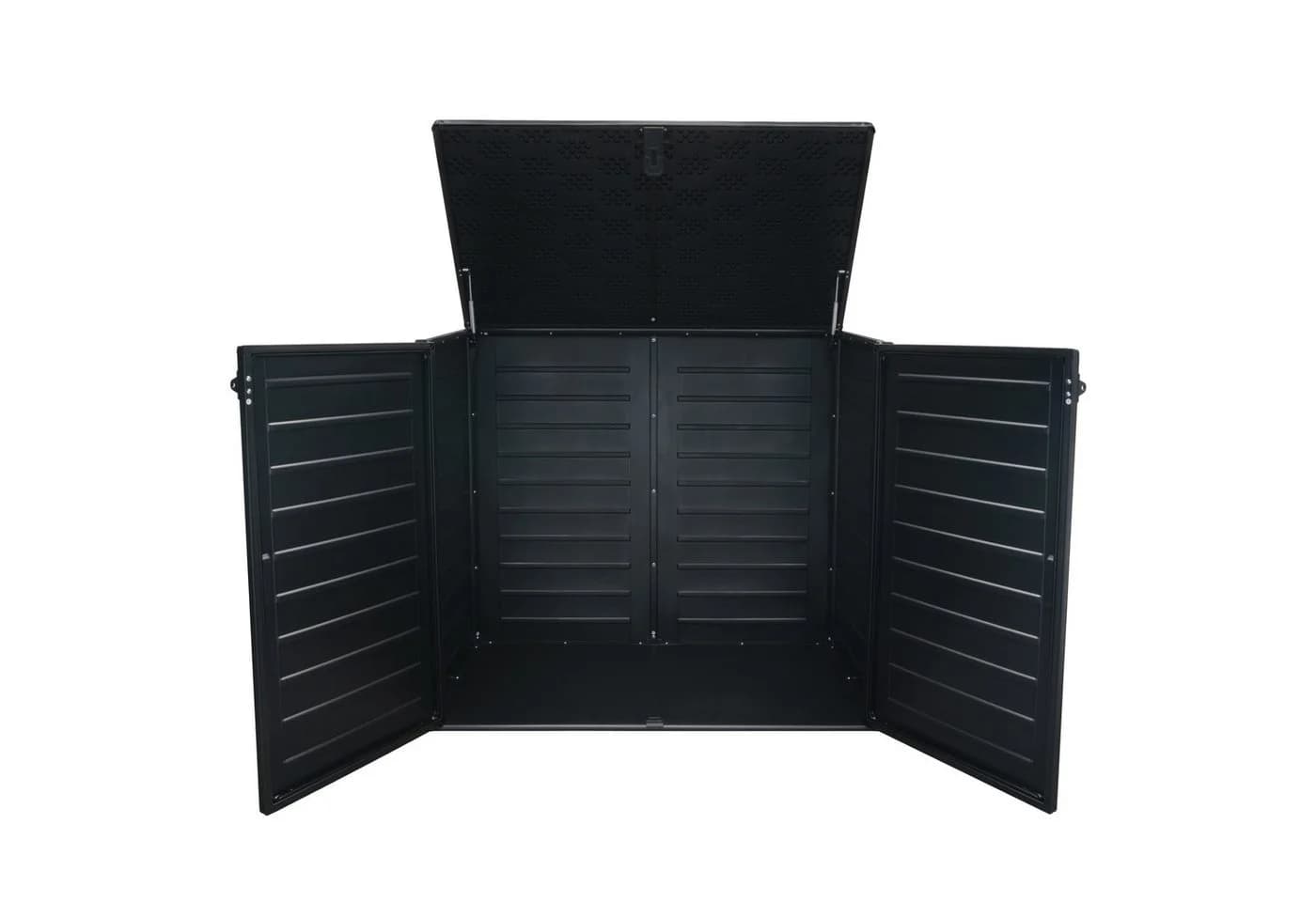 Koll Living Mülltonnenbox Tilia 1170 Liter Schwarz - Bild 3