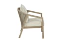 Koll Living Gartenlounge-Set 'Amber' 2-tlg. Beige Braun Stahl Holzoptik Bild 3