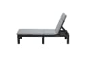 Koll Living Gartenliege Miami Anthrazit mit grauer Auflage Bild 3