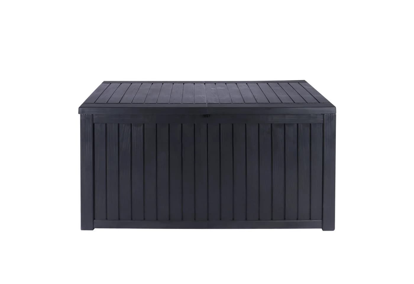 Koll Living Gartenbox Cedar 680L Grau Polypropylen Holzoptik