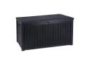Koll Living Gartenbox Cedar 680L Grau Polypropylen Holzoptik Bild 2