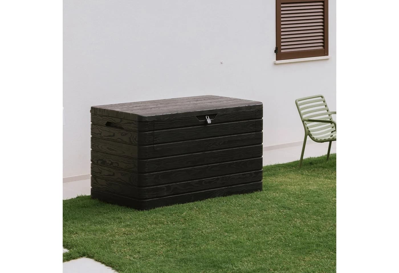 Koll Living Gartenbox Nora 970L Anthrazit Kunststoff - Bild 5