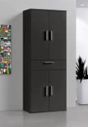 Procontour Mehrzweckschrank Clara Anthrazit mit verstellbaren Böden Bild 1