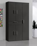 PROCONTOUR Mehrzweckschrank Clara Anthrazit mit verstellbaren Böden Bild 1