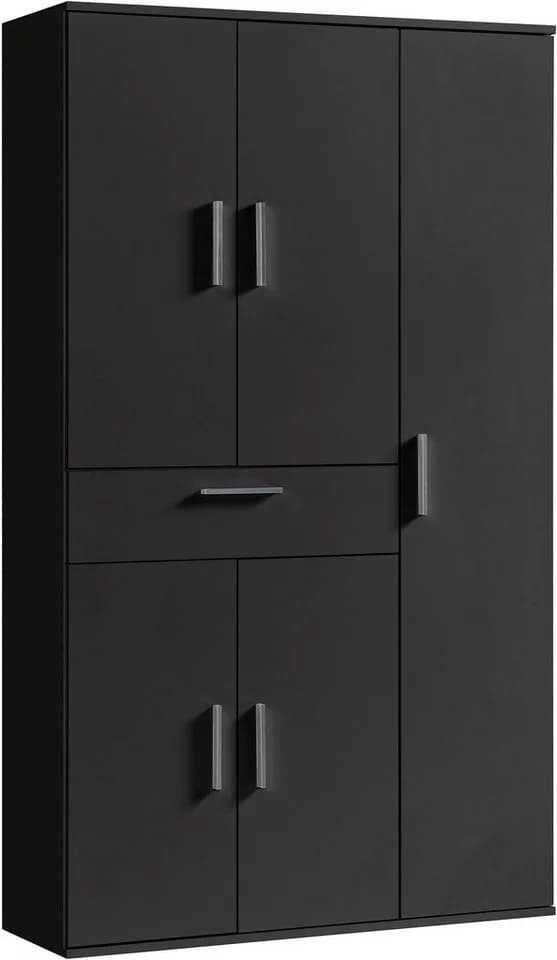 PROCONTOUR Mehrzweckschrank Clara Anthrazit mit verstellbaren Böden - Bild 3