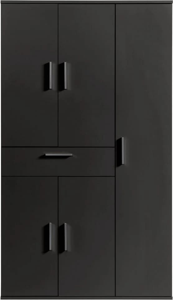 PROCONTOUR Mehrzweckschrank Clara Anthrazit mit verstellbaren Böden - Bild 4